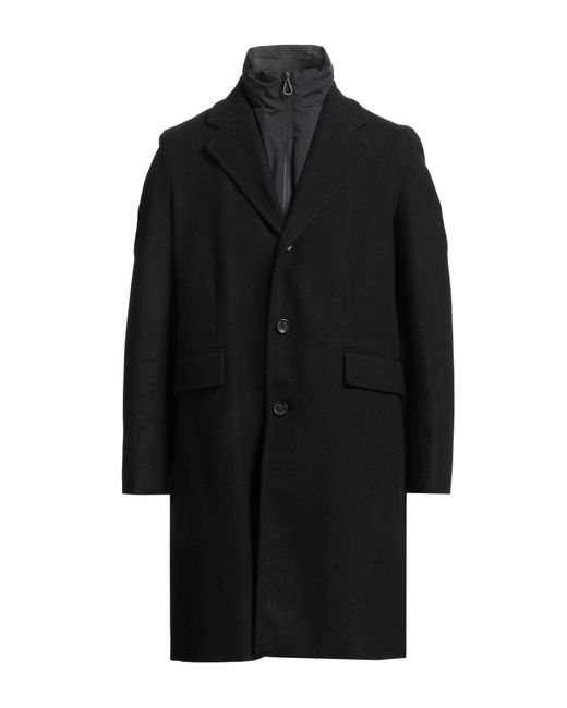 Manteau Long Paltò pour homme en coloris Black