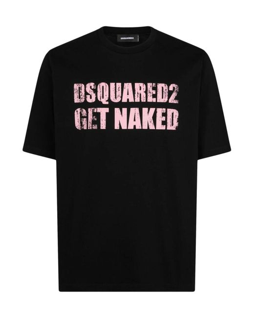 T-shirt di DSquared² in Black da Uomo