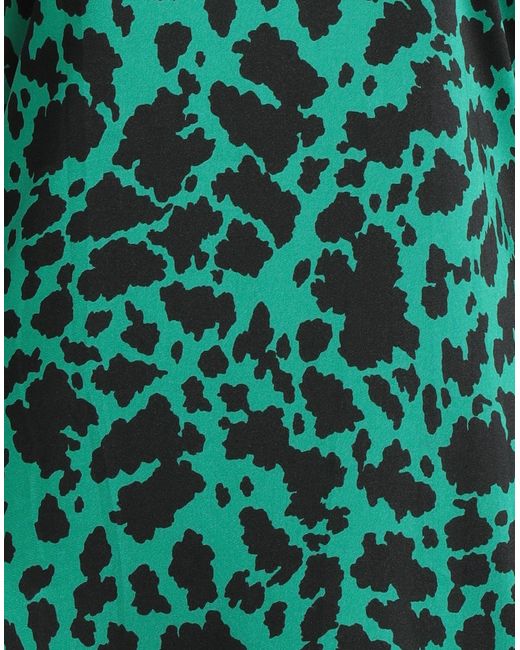 Liu Jo Green Emerald Mini Dress Polyester, Polyamide