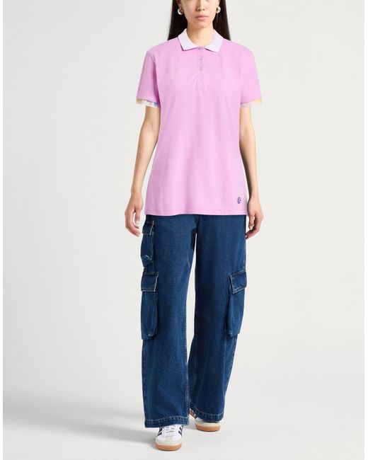 Colmar Pink Polo Shirt Cotton, Elastane