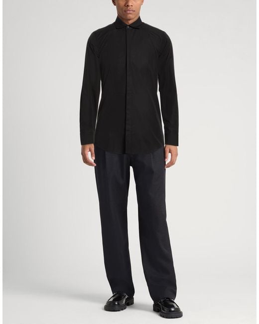 DSquared² Black Shirt Cotton for men