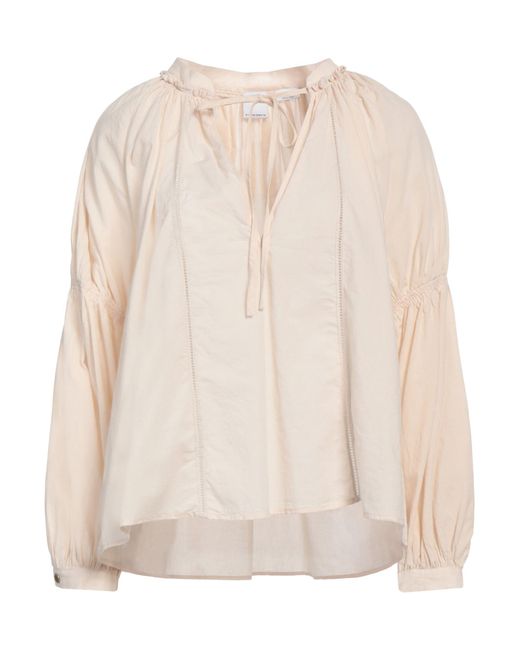 Pinko Natural Denim Top Cotton