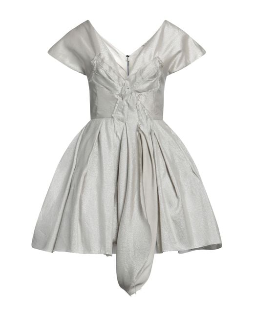 Maticevski Gray Mini Dress