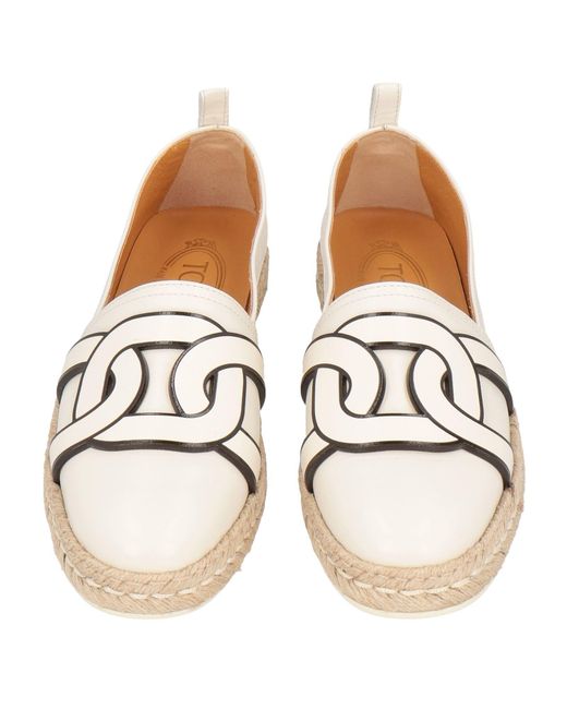 Tod's Natural Espadrilles