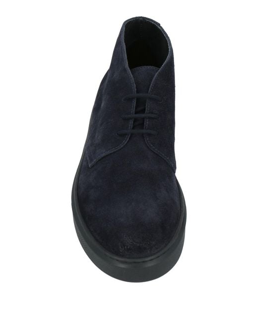Doucal's Blue Ankle Boots for men