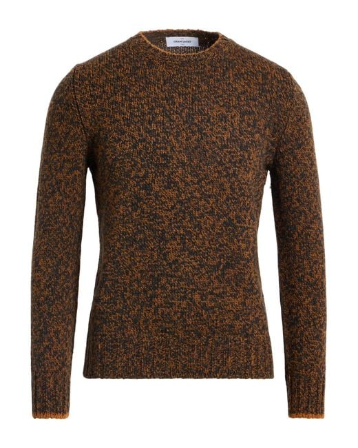 Gran Sasso Brown Jumper for men