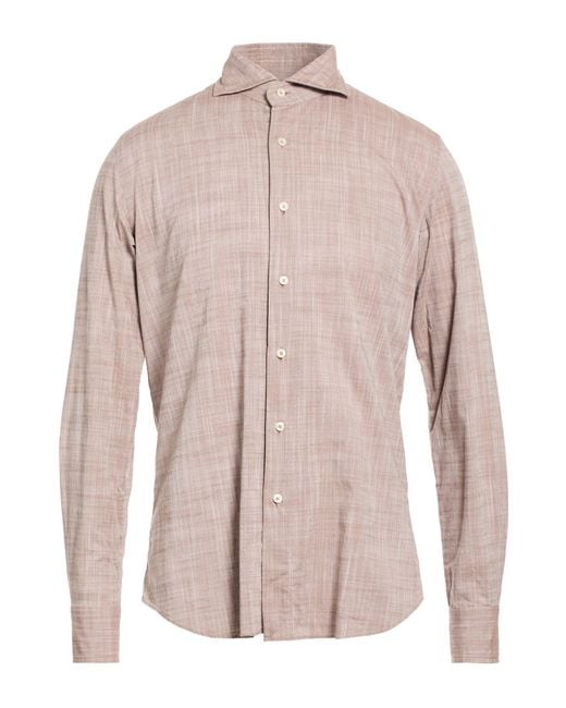 NEUMANN New York Pink Shirt Cotton for men