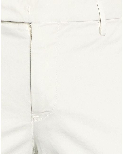 PT Torino White Light Pants Cotton, Elastane for men
