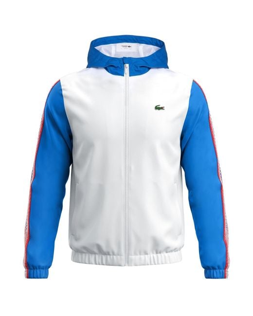 Lacoste Blue Jacket Polyester for men
