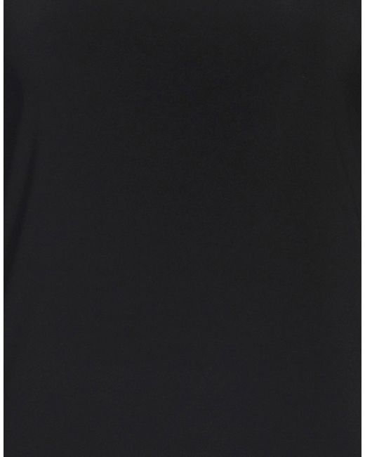 VIRNA DRÒ® Black Mini Dress Polyester, Elastane