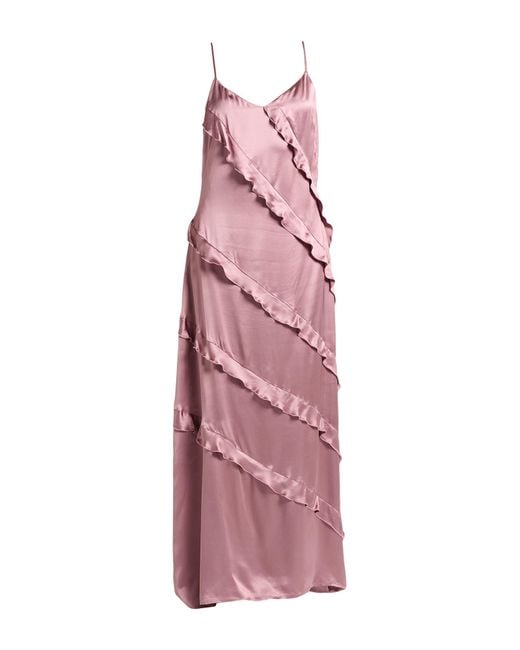 Twinset Pink Maxi Dress