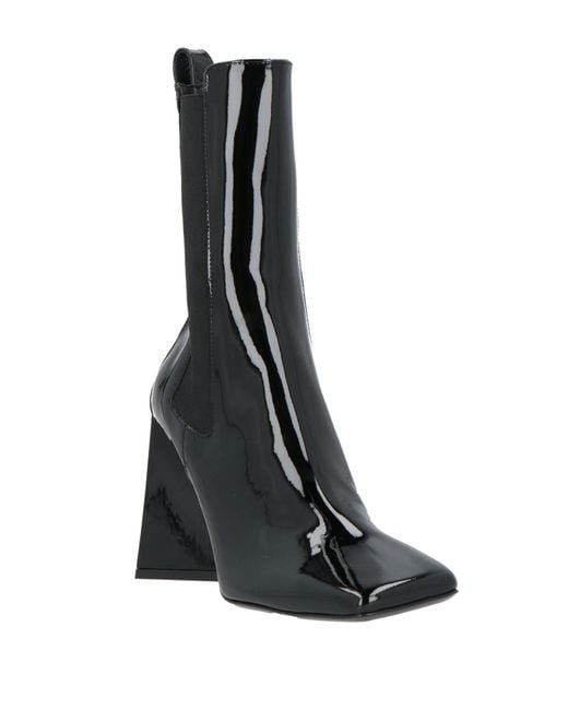 The Attico Black Ankle Boots