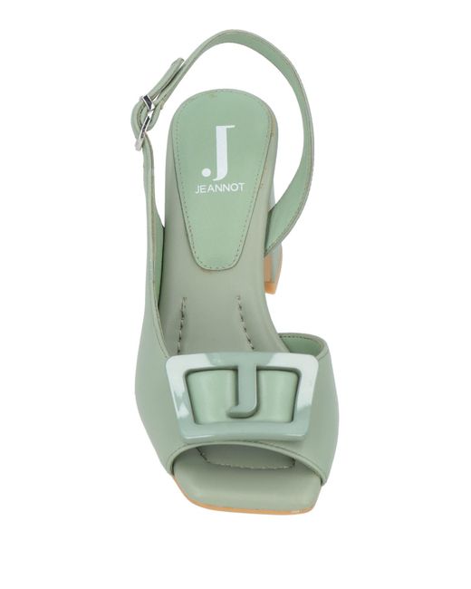 Jeannot Green Sandals