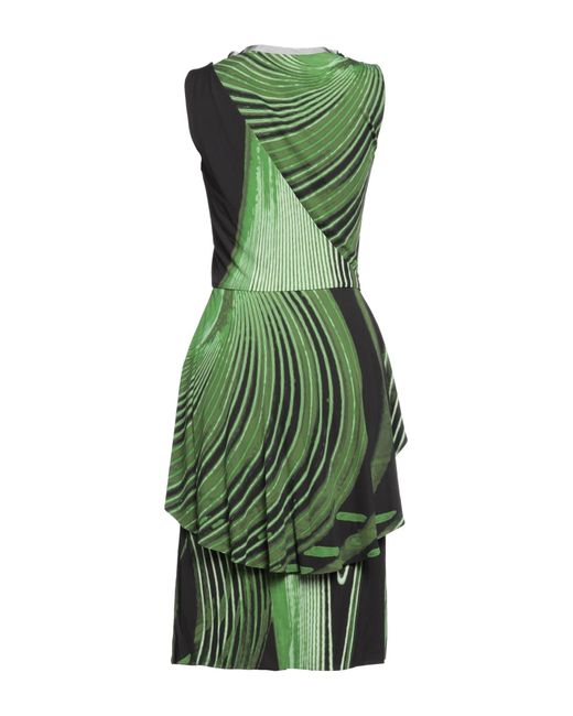 Roberto Cavalli Green Midi Dress