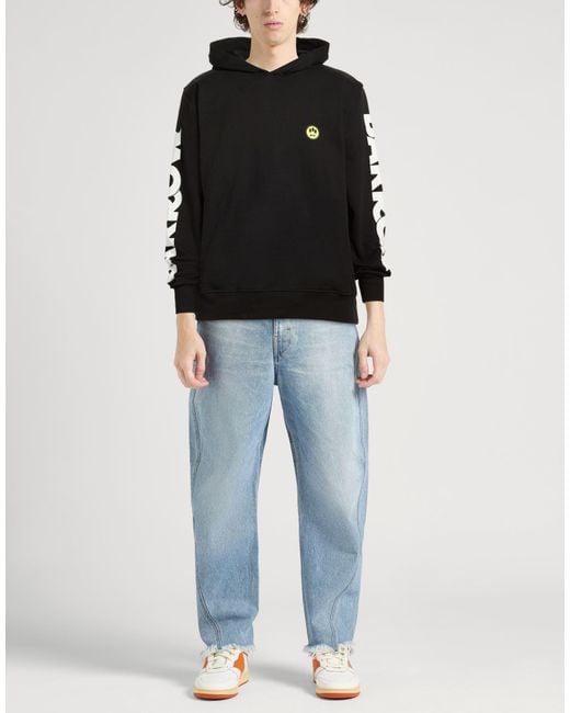 Barrow Black Sweatshirt Cotton for men