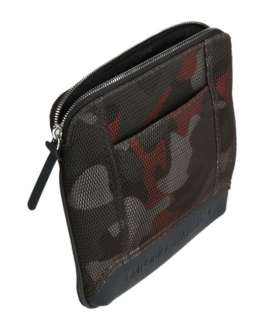 Emporio Armani Black Cross-Body Bags for men