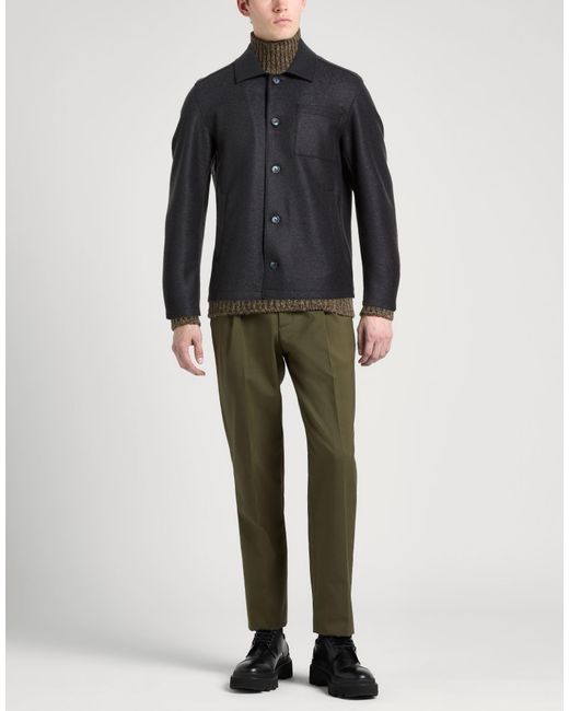 Herno Black Resort Jacket Virgin Wool for men