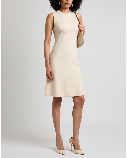 Vestido Midi Ermanno Scervino de color Natural