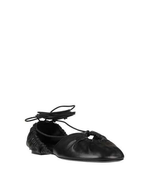 Lanvin Black Ballet Flats