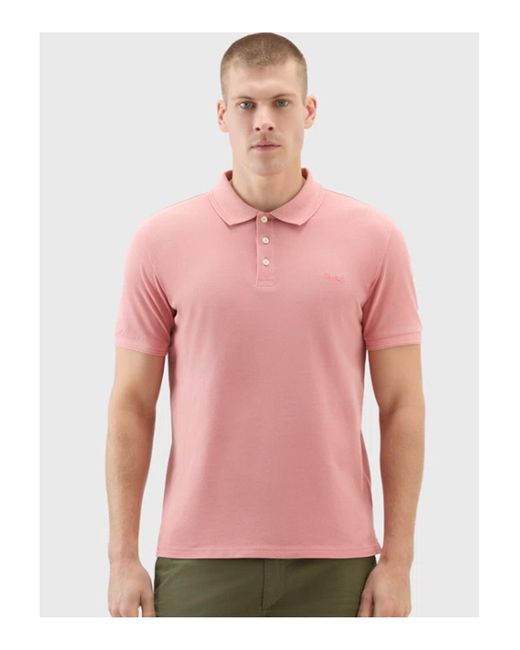 Woolrich Poloshirt in Pink für Herren