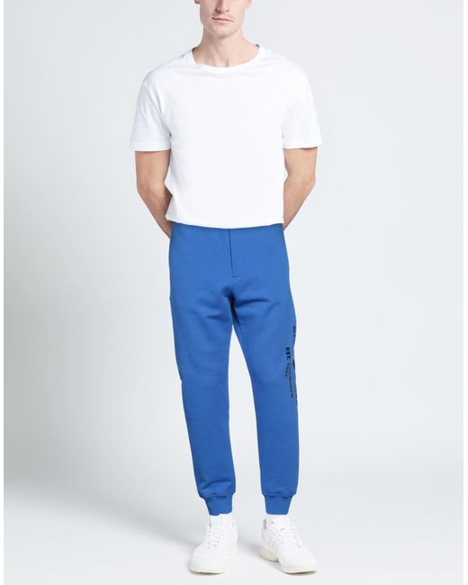McQueen Blue Pants for men