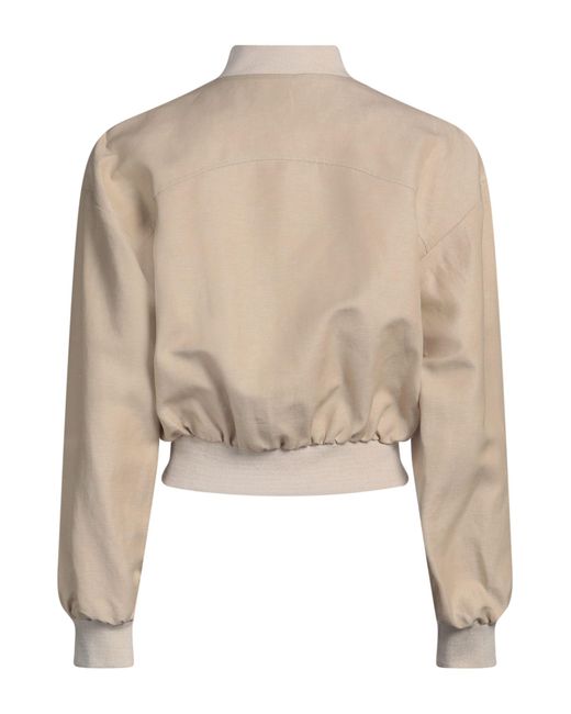 Maje Natural Jacket Linen, Cotton