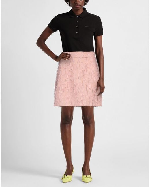 Siste's Pink Blush Mini Skirt Polyester