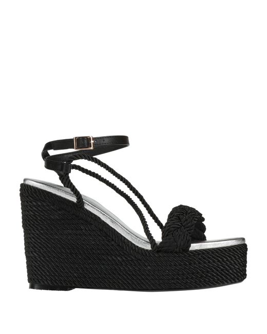 Tosca Blu Black Sandals Synthetic Material