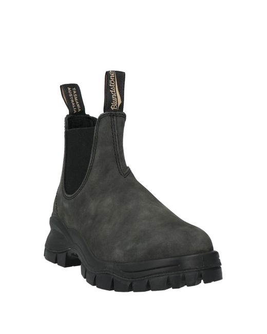 Blundstone Black Steel Ankle Boots Leather for men