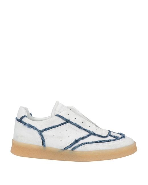 MM6 by Maison Martin Margiela Blue Sneakers Soft Leather for men