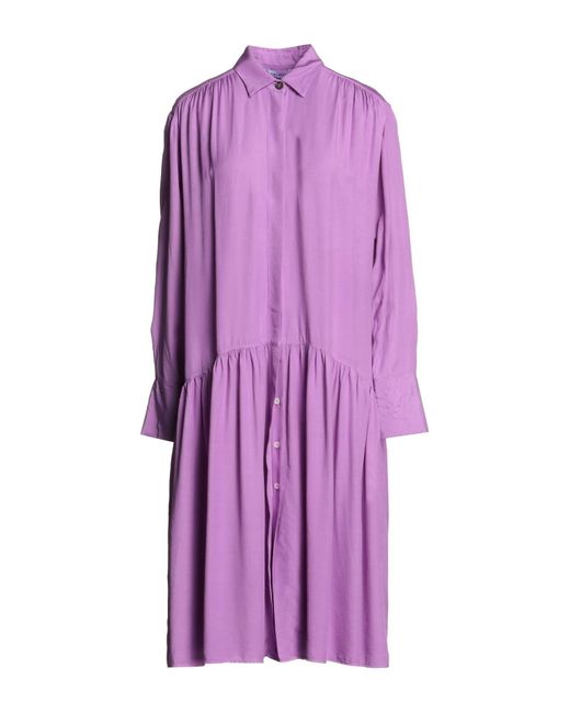 Caliban Purple Midi Dress