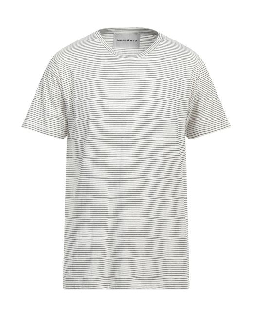 Amaranto White T-shirt for men