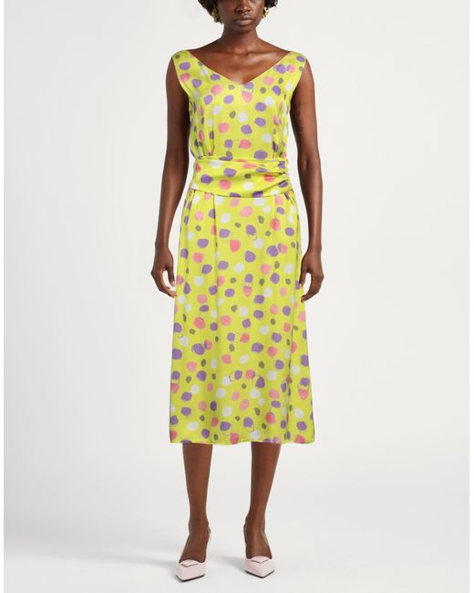 Vestito Midi di Manila Grace in Yellow