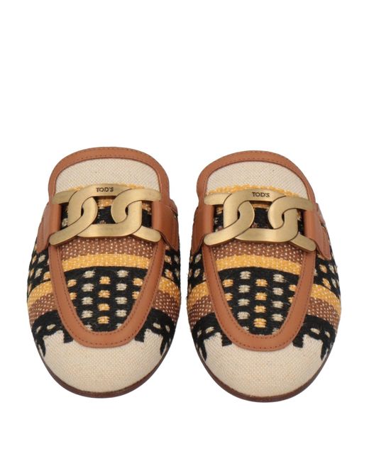 Tod's Brown Mules & Clogs