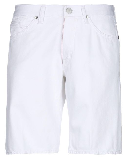 Michael Coal Cotton Shorts \u0026 Bermuda Shorts in White for Men - Lyst