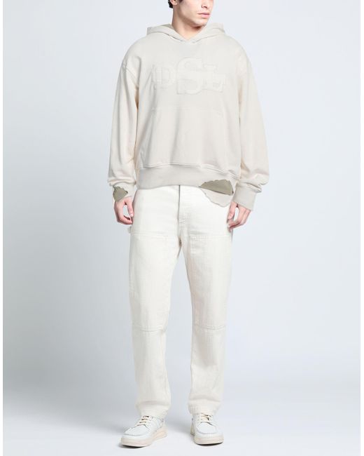 DIESEL White Sweatshirt for men