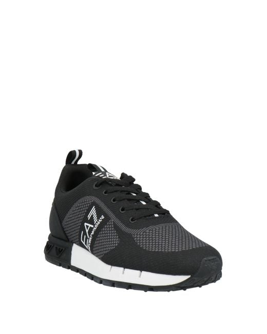 EA7 Black Sneakers for men