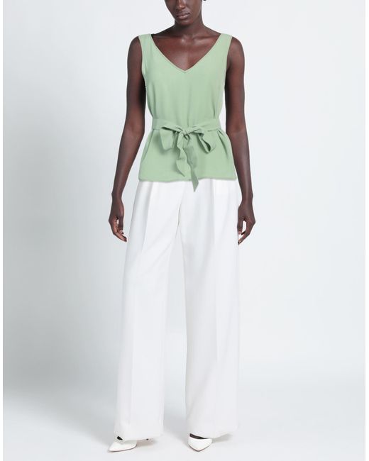 Camicettasnob Green Light Top Viscose
