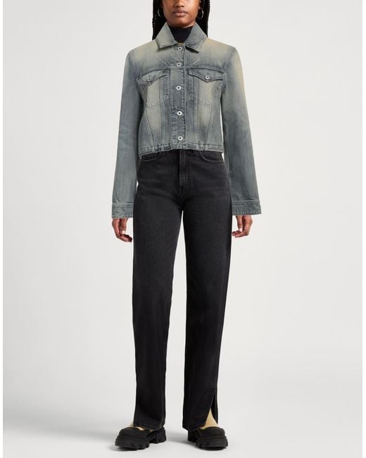 KENZO Gray Denim Outerwear