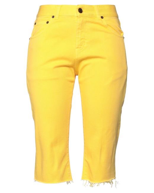 Saint Laurent Yellow Jeans