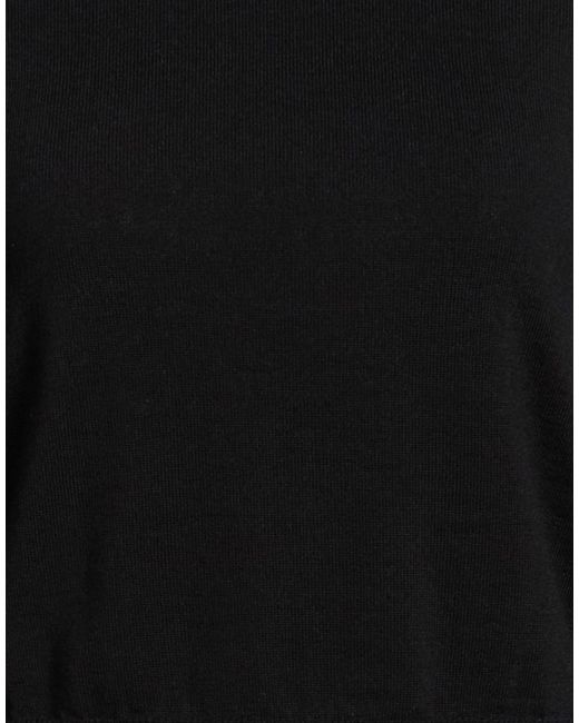 Alpha Studio Black Turtleneck Wool