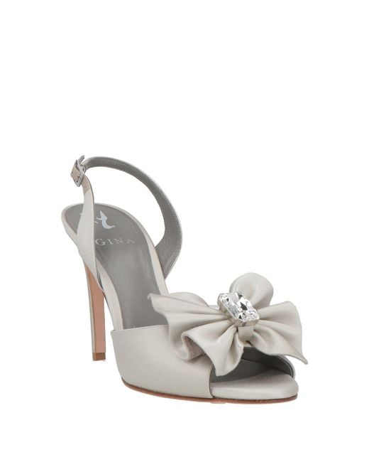 Gina Metallic Sandals Textile Fibers