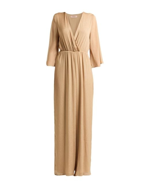 Twinset Natural Sand Jumpsuit Polyester