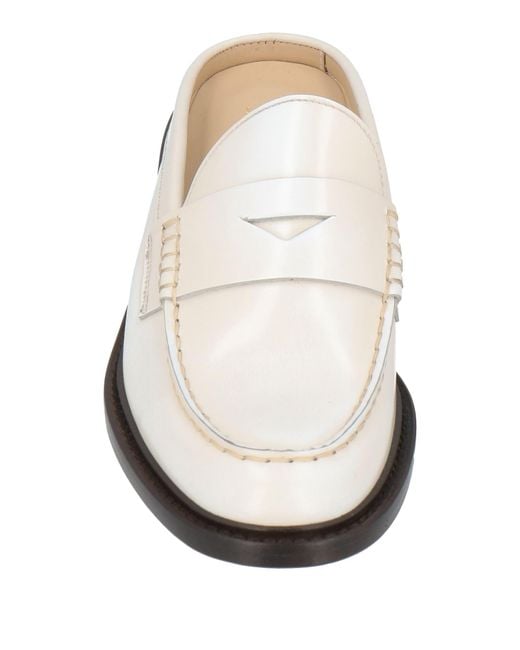 Doucal's White Cream Mules & Clogs Leather
