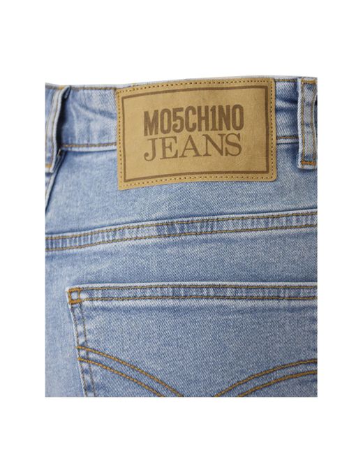 Pantalon en jean Moschino Jeans en coloris Blue