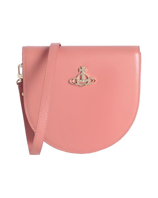 Vivienne Westwood Leather Crossbody Bag in Pastel Pink (Pink) Lyst
