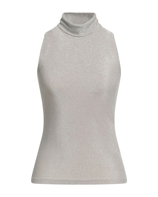 SEVENTY VENEZIA Gray Top Polyamide, Polyester, Elastane