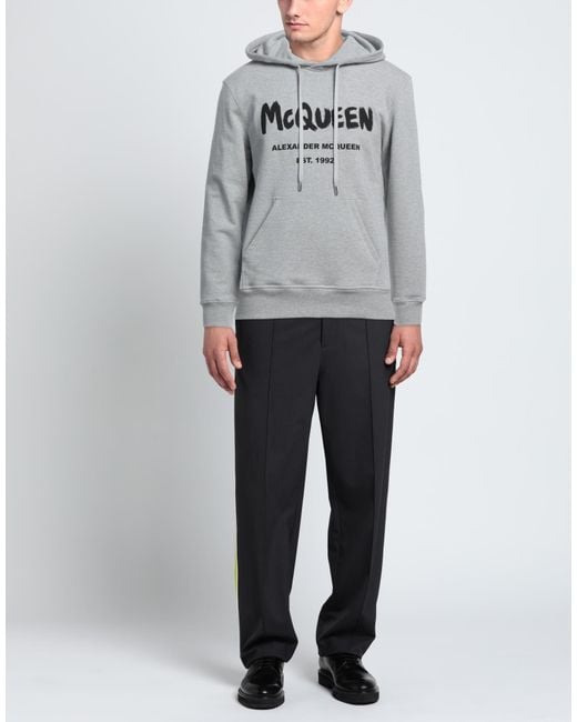 McQueen Gray Sweatshirts for men