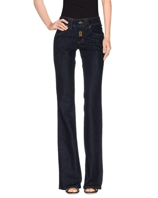 John Galliano Blue Jeans Cotton, Polyester, Elastane