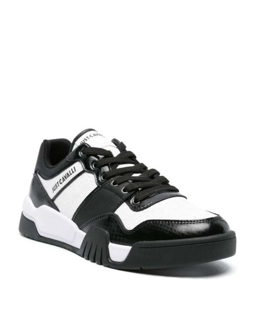 Just Cavalli Klobige Sneakers mit Logo-Prägung in Black für Herren